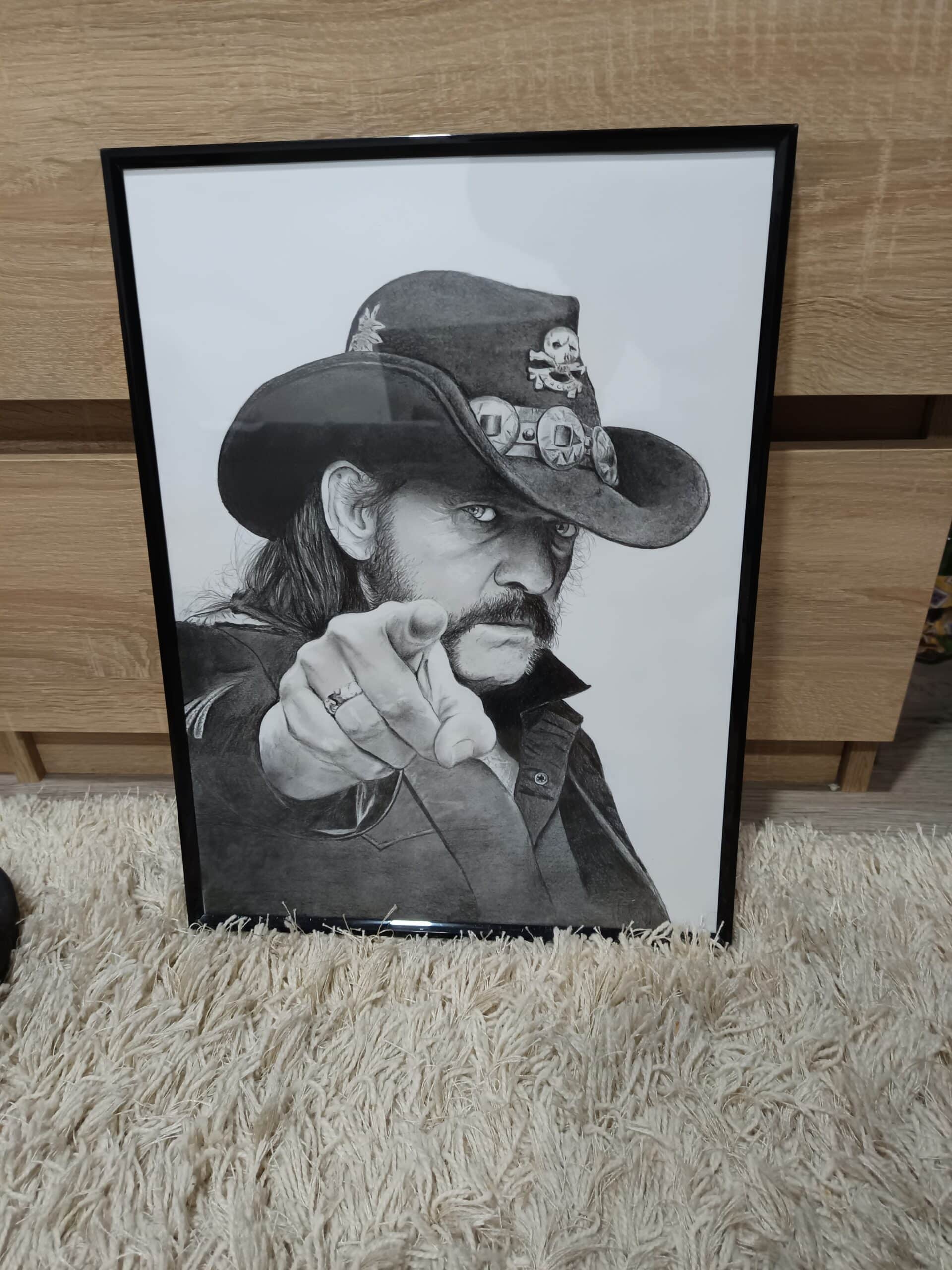 Rendelésre készült A3-as portré keretben